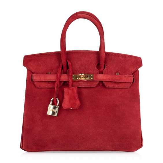 Birkin 25 Bag Rouge