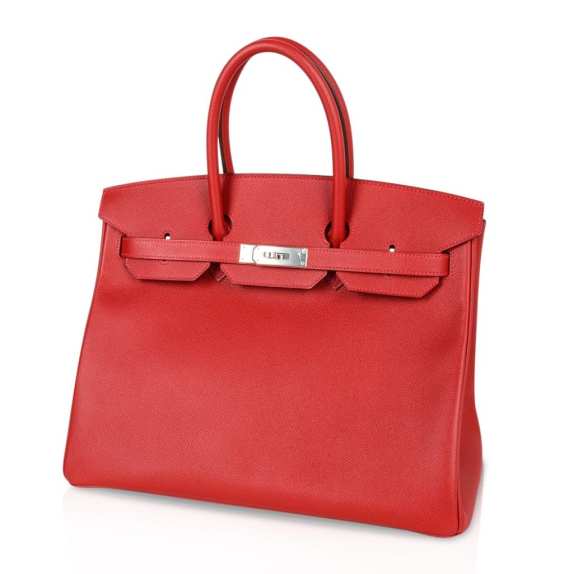 Birkin 35 Bag Rouge